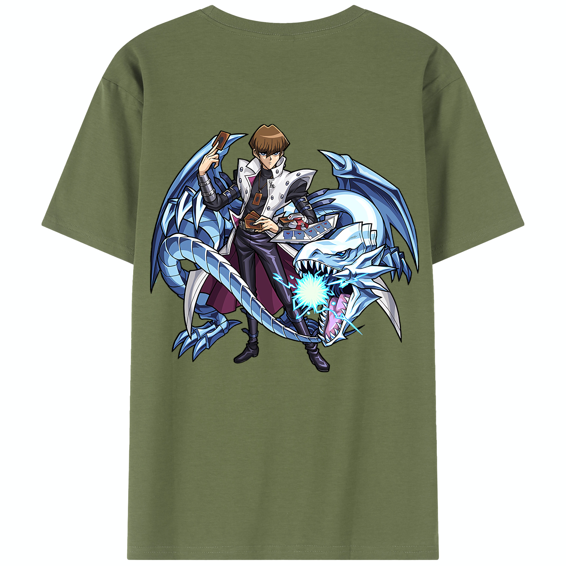 （画像用） 遊☆戯☆王 Yu-Gi-Oh! 綿100％半袖Tシャツ（背面プリント）